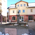 námestie v obci Kötschach-Mauthen