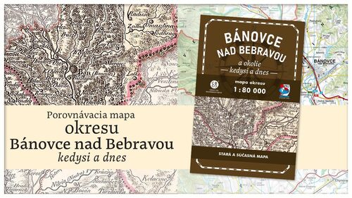 porovnávacia mapa Bánovce nad Bebravou a okolie