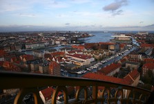 Kodaň - pohľad z veže 